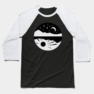 sun and moon Baseball T-Shirt